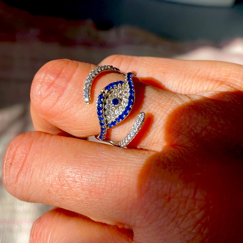 Sterling silver CZ ring